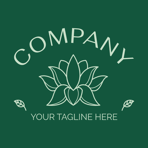 Lotus logo on dark green - Community & Non-Profit